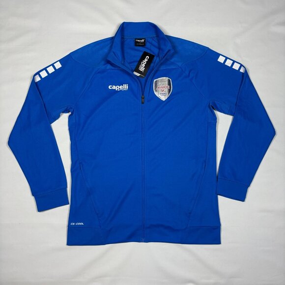 NWT Capelli Sport CS Cool Tribeca Training Jacket Albion SC Boulder CO Mens L - Picture 1 of 9
